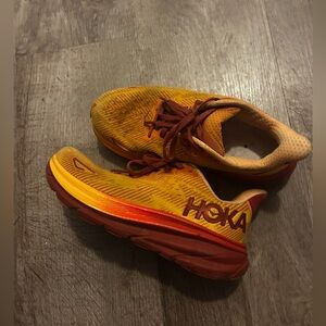 Hoka Sneakers - Vibrant Orange and Red